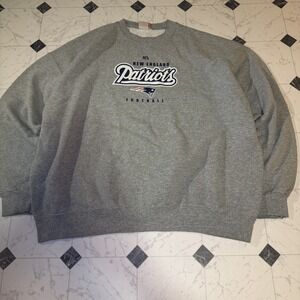 New England Patriots NFL Football Graphic Crewneck Sweatshirt Men's XXL